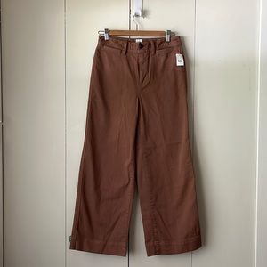 Gap high rise wide leg crop pants
